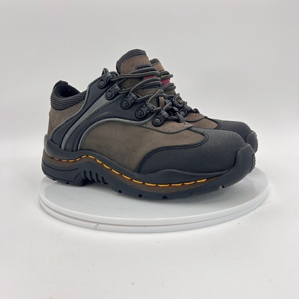 Dr Martens Industrial Men Size 6E Brown Leather Slip Resistant Safety Toe Boot - Picture 4 of 14